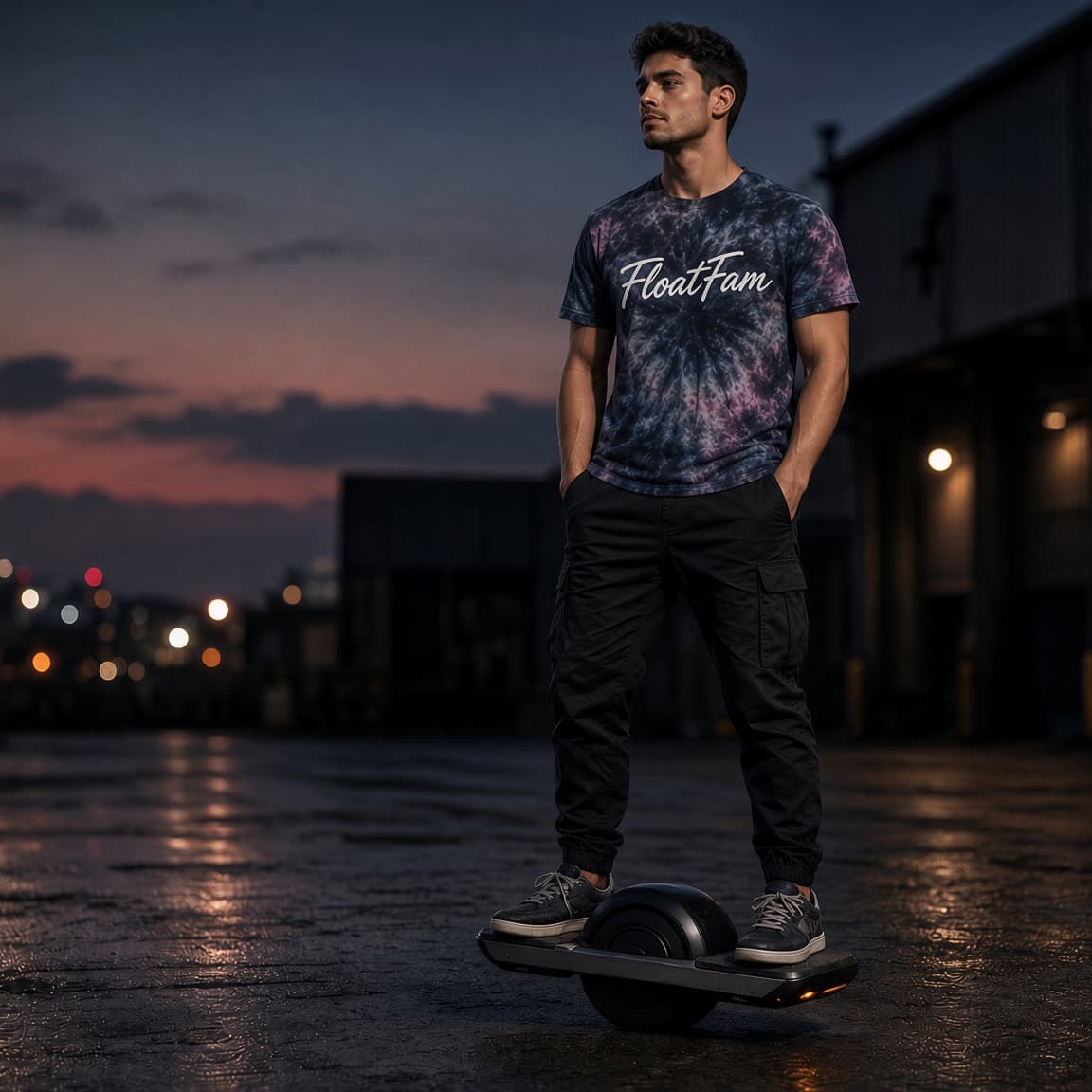 FloatFam Milky Way Oversized OneWheel Tie-Dye Tee